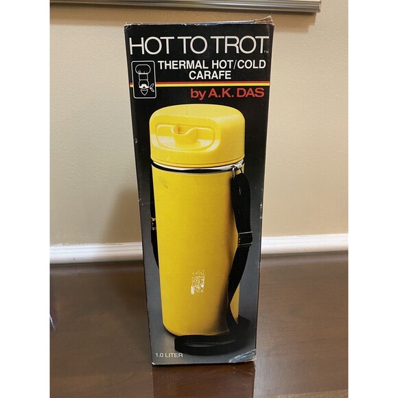 Hot to Trot Thermal no. 1006 by AK DASS Made in USA Thermos Red - Open Box - Picture 4 of 8